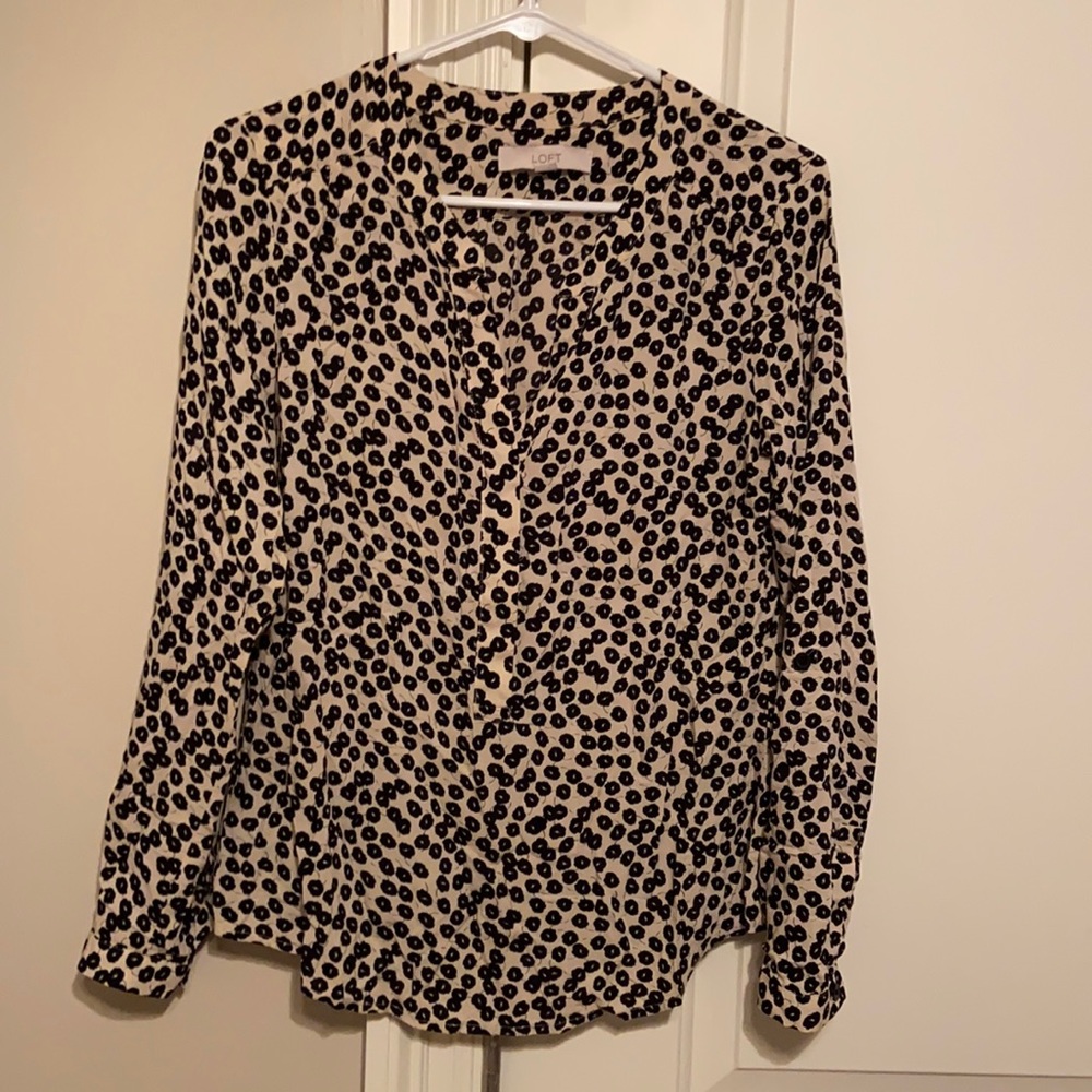 Loft v neck shirt